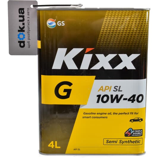 Kixx G SL 10W-40 (4 л) моторна олива