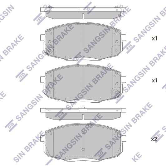SP4098 Hi-Q Тормозные колодки