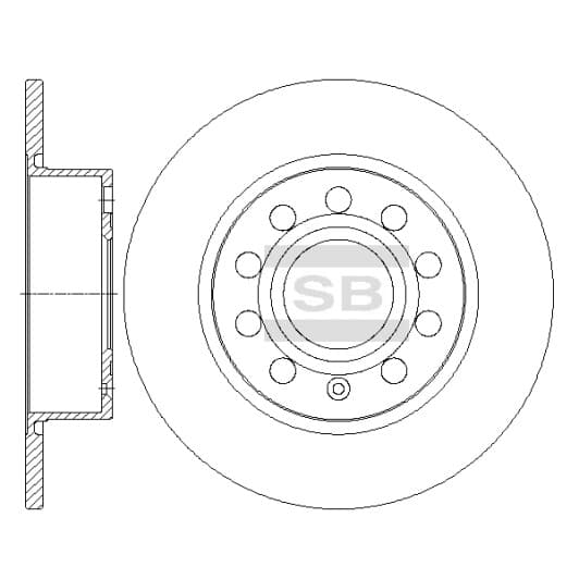 SD5406 Hi-Q Гальмівний диск
