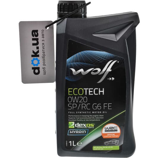 Wolf Ecotech SP/RC G6 FE 0W-20 (1 л) моторна олива