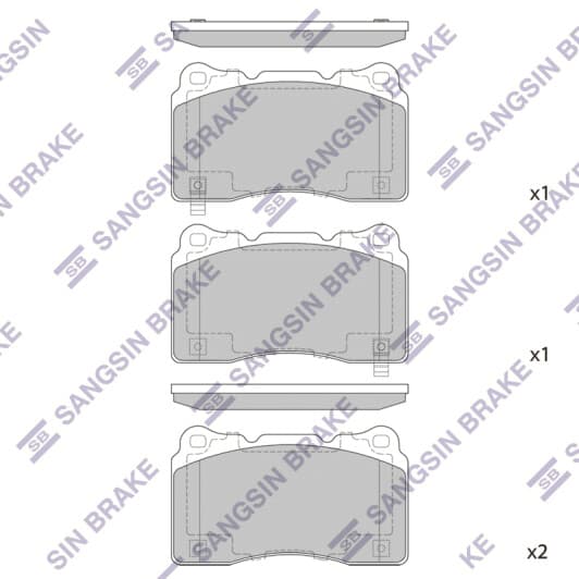 SP2119 Hi-Q Тормозные колодки