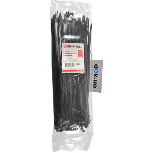 Стяжка Intertool TC-4831 300 мм 4,8 мм 100 шт