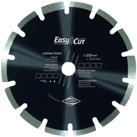 Круг отрезной CEDIMA Asphalt Basik 50006985 230 мм