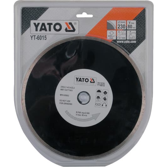 Круг відрізний Yato YT-6015 230 мм