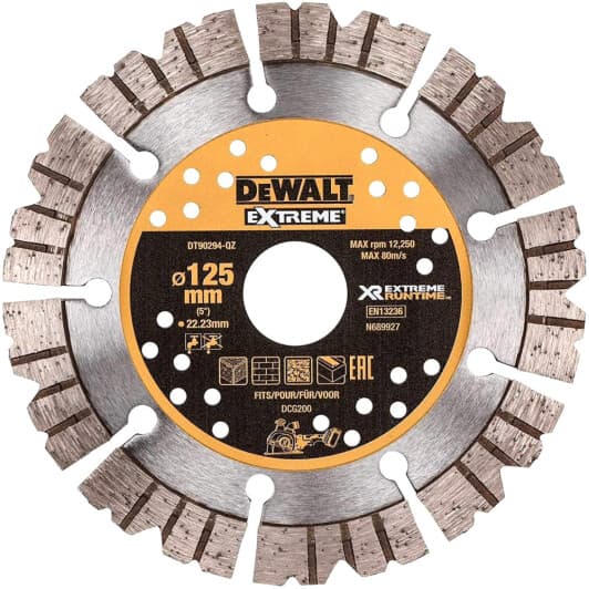 Круг відрізний DeWALT Extreme DT90294 125 мм
