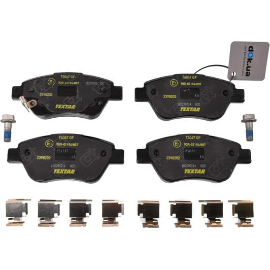 2398202 Textar Тормозные колодки