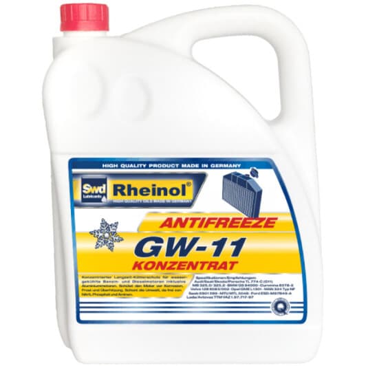 SWD Rheinol GW-11 G11 синий 5 л (39122580) концентрат антифриза