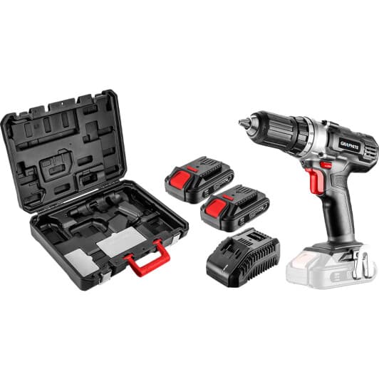 Шуруповерт Graphite аккумуляторный 58G006 (2 аккумулятора + ЗУ)