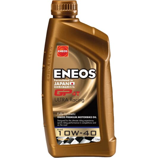 Eneos GP4T Ultra Racing 10W-40 моторное масло 4T