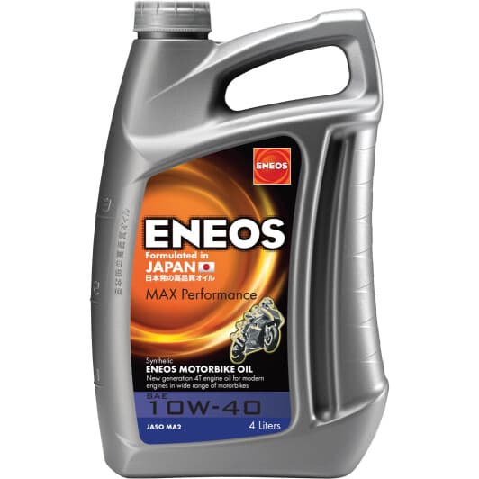 4T Eneos MAX Performance 10W-40, 4 л (EU0156301N) моторна олива 4T