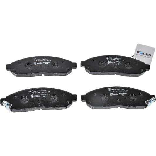 P 56 096 Brembo Тормозные колодки