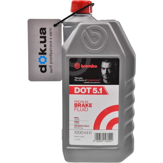 Brembo DOT 5.1, 1 л (L05010) гальмівна рідина