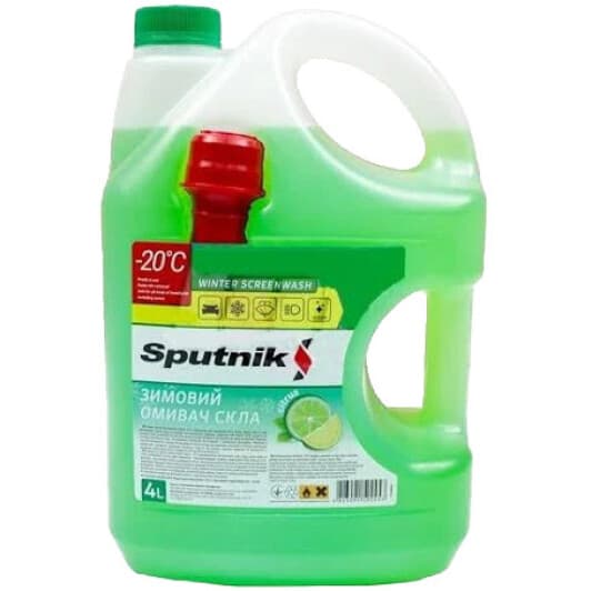 Омыватель стекла Sputnik зимний -20°С цитрусовый (4 л)