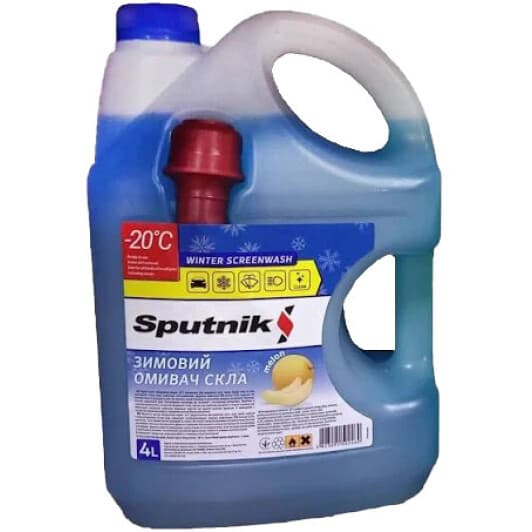 Омыватель стекла Sputnik зимний -20°С дыня (4 л)