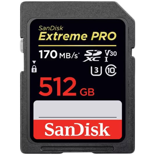 Карта пам’яті SanDisk Extreme PRO SDXC 512 ГБ