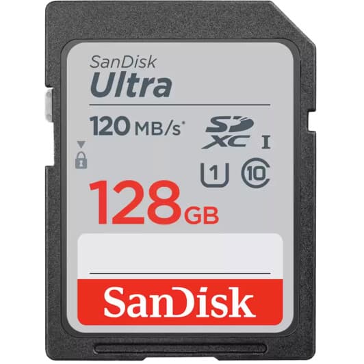 Карта памяти SanDisk Ultra SDXC 128 ГБ