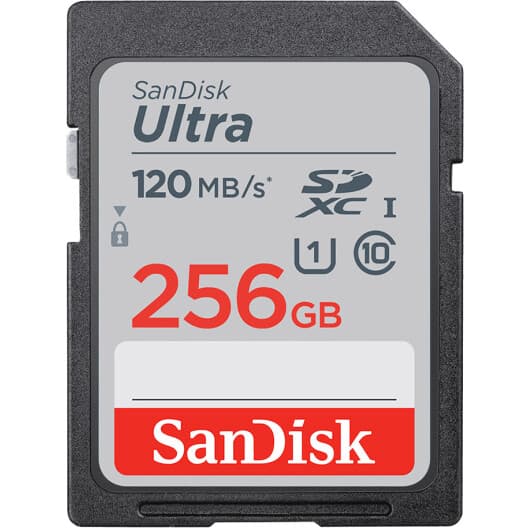 Карта памяти SanDisk Ultra SDXC 256 ГБ