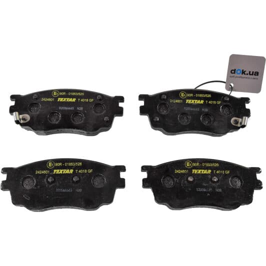 2424601 Textar Тормозные колодки