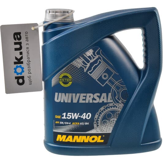 Mannol Universal 15W-40 (4 л) моторное масло