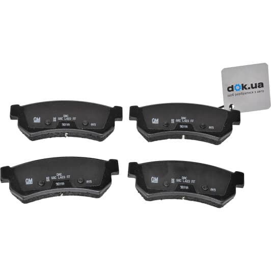 96800089 General Motors Тормозные колодки