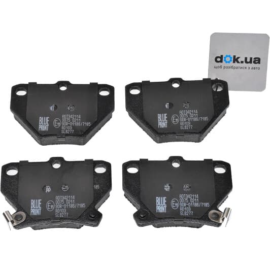 ADT342114 Blue Print Тормозные колодки