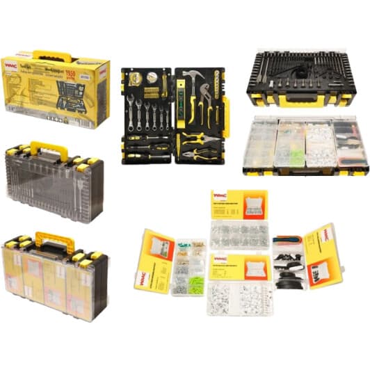 Набор инструментов WMC Tools 201350 1/4" 1350 шт.