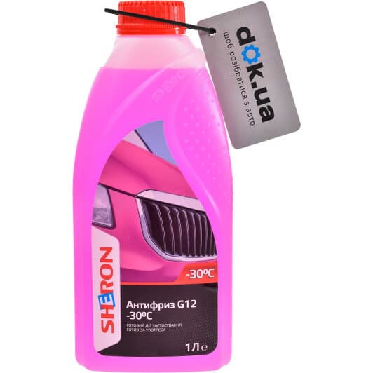 SHERON G12 рожевий -30 °C готовий антифриз