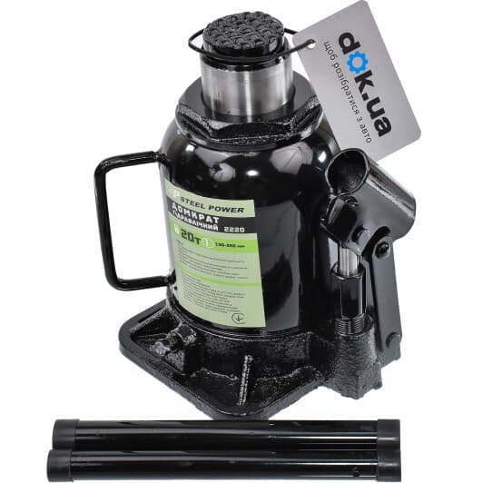 Домкрат Steel Power бутылочный гидравлический 20 т 2220