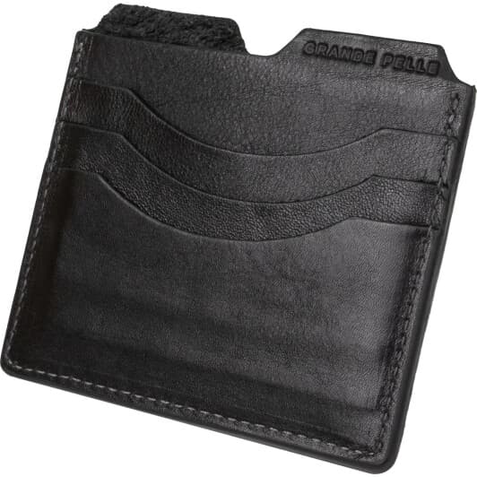 Картхолдер Grande Pelle 11502 без логотипа авто колір чорний