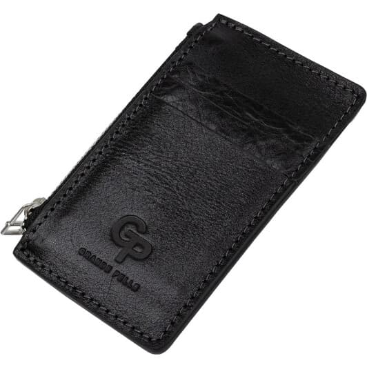 Картхолдер Grande Pelle 11399 без логотипа авто колір чорний