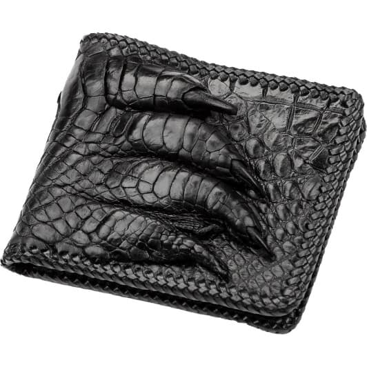 Портмоне-органайзер Crocodile Leather 18004 без логотипа авто цвет черный