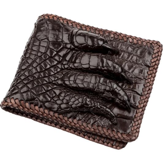 Портмоне-органайзер Crocodile Leather 18229 без логотипа авто колір коричневий