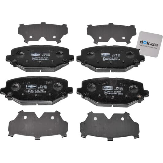 573412CH Champion Тормозные колодки