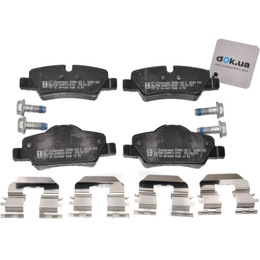 259801652 Zimmermann Тормозные колодки для MINI Cooper