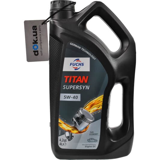 Fuchs Titan Supersyn 5W-40 (4 л) моторна олива