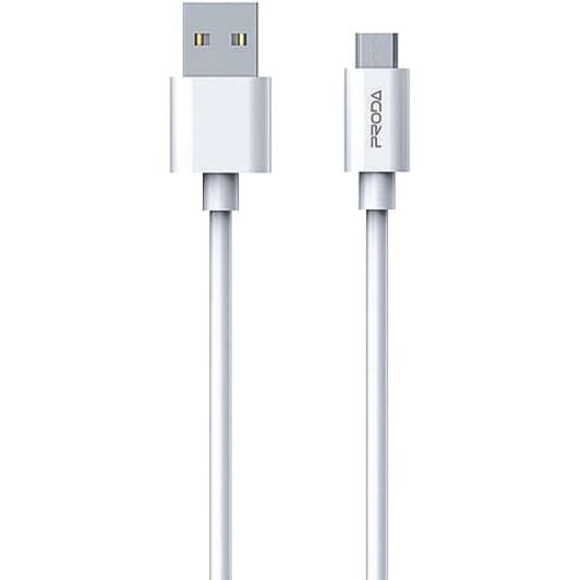 Кабель Proda PD-B72M-WHT USB - Micro USB 1 м