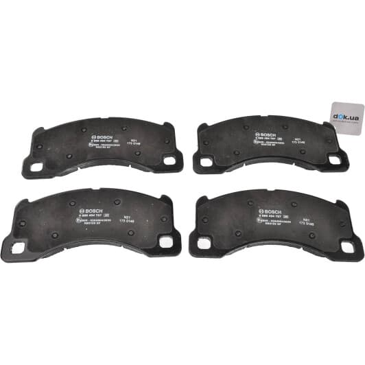 0986494787 Bosch Гальмівні колодки