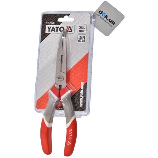 Плоскогубці Yato YT-2028 200 мм