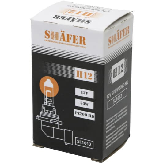 Автолампа Shafer H12 PZ20d 53 W прозора SL1012