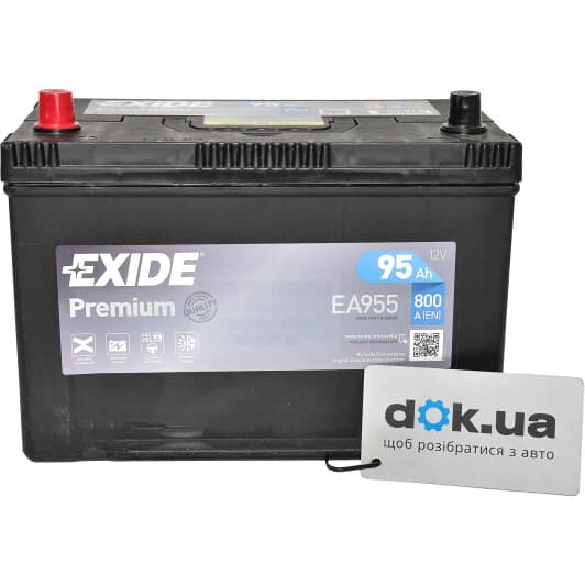 Акумулятор Exide 6 CT-95-L Premium EA955