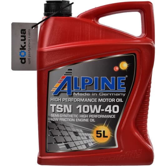 Alpine TSN 10W-40 (5 л) моторное масло