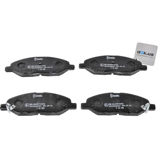 P 56 088 Brembo Гальмівні колодки