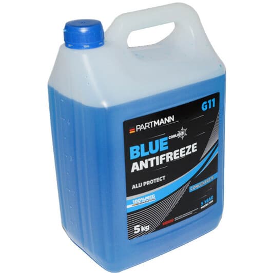 PARTMANN G11 синий 5 л (PM040008) концентрат антифриза