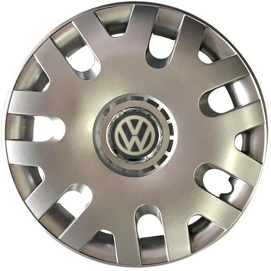Комплект ковпаків на колеса SJS Volkswagen 204 колір сріблястий R14