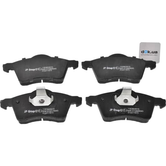 1163603510 JP Group Гальмівні колодки для Volkswagen Transporter