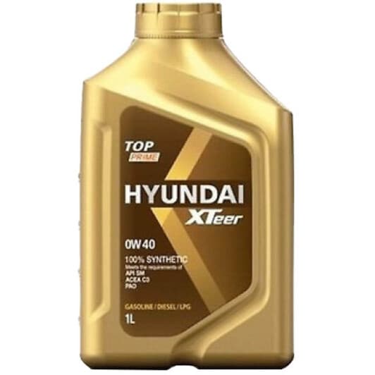 Hyundai XTeer TOP Prime 0W-40 моторна олива