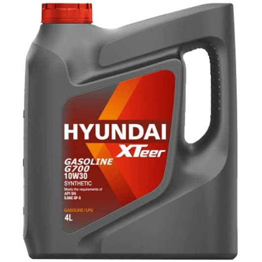 Hyundai XTeer Gasoline G700 10W-30 (4 л) моторное масло