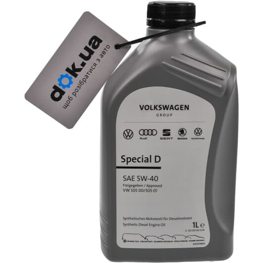 VAG Special D 5W-40 (1 л) моторное масло