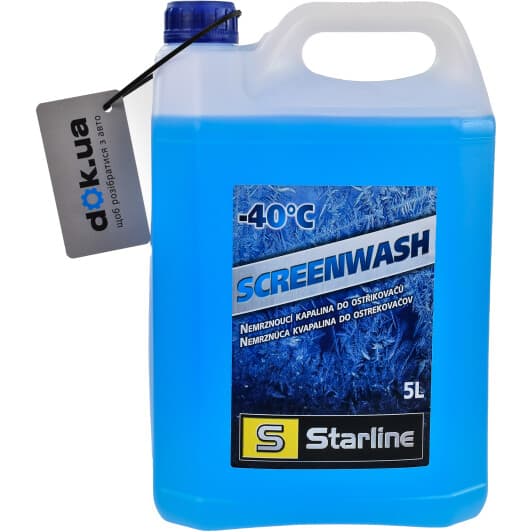 Омыватель стекла Starline зимний -40 °С (5 л)