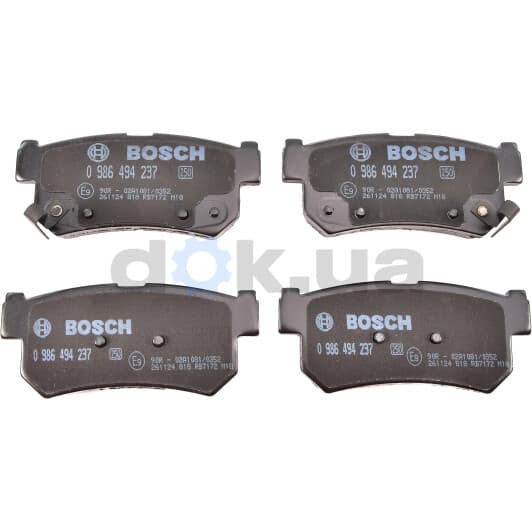 0 986 494 237 Bosch Гальмівні колодки